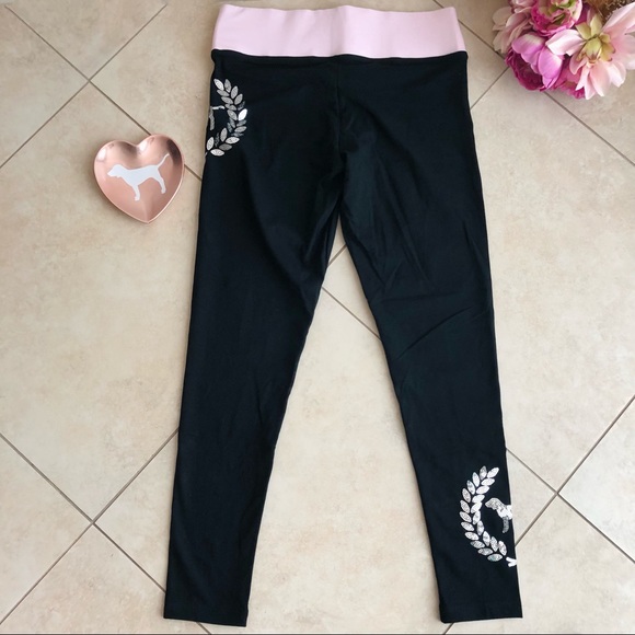 VS PINK Sequins Bling Everyday Legging Size Medium - Picture 2 of 8